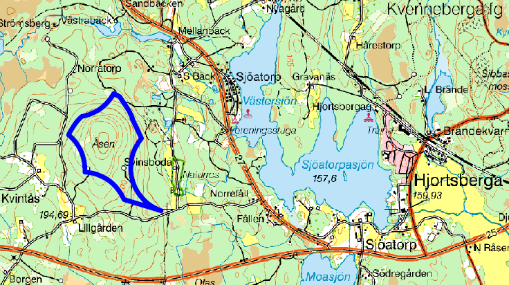 5 (16) 2. Projektområdet och urvalskriterier En förutsättning för att kunna projektera vindkraftverk är att markägare frivilligt avsätter mark till arrende för vindkraft.