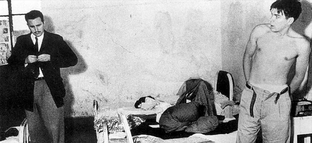 Liten tillfällig bildkrönika över stort liv Eva Björklund 1956 i Mexiko, Che har just gått med i Fidels trupp, inkvarterade i ett billigt hotellt.