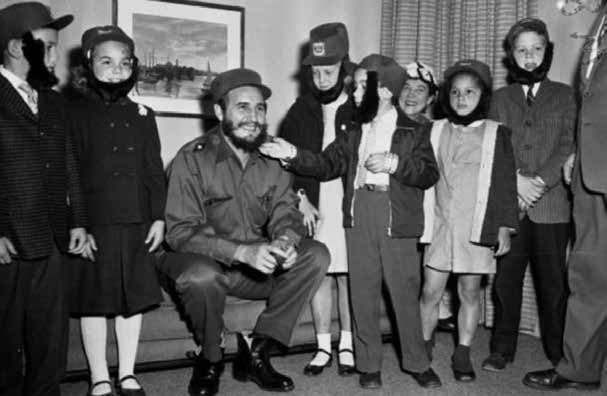 1959, hinner Fidel med ett besök på kalas med