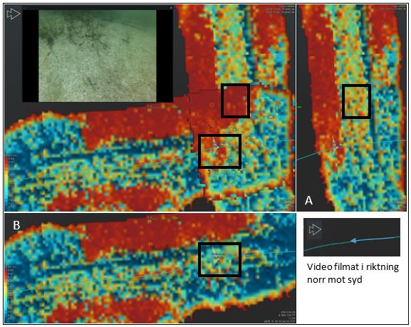 Kartering av bentiska biotoper med hjälp av flerstråligt ekolod En pilotstudie om utökad användning av sjömätningsdata Resultatet för den beräknade differensen överensstämmer konsekvent med videodata