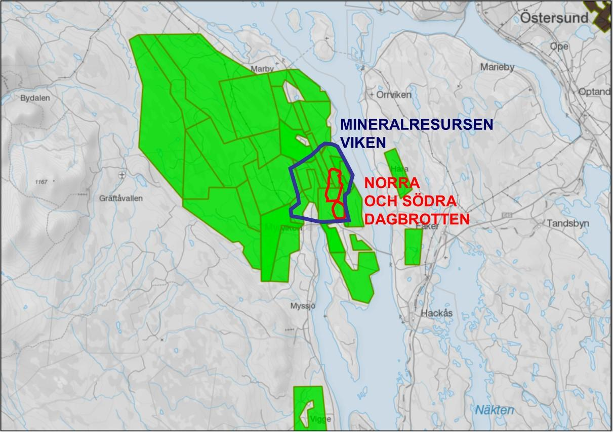 I början av 2005 fick CPM de första undersökningstillstånden, bland annat i området vid södra delen av Storsjön.