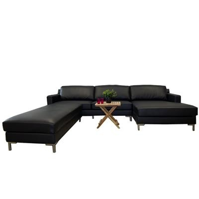 Stor Divan Soffa i bonded leather