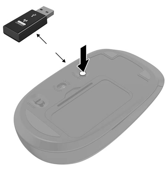 5. OBS! Om musen och tangentbordet fortfarande inte fungerar, ska du ta ur och byta batterierna.