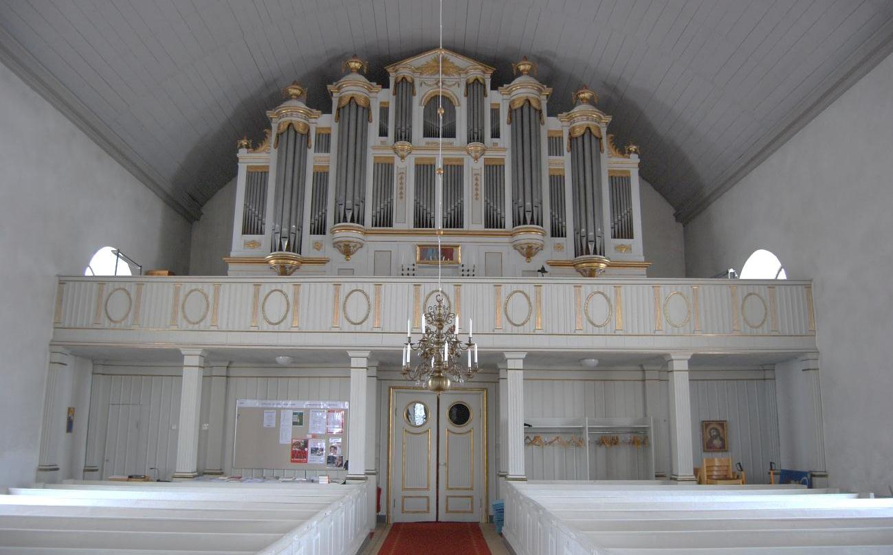 3(9) Schiörlin-orgeln från 85 i Rappestads kyrka 2 år. Foto: Linköpings stift 23--3. Publicering. Orgeldatabas vid GOArt, Göteborg Organ Art Center 2.