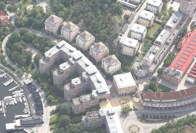 Planbeskrivning Norra Nacka strand 26 (70) Adresserna Augustendalsvägen 10-32 Inom planområdet finns fem befintliga bostadshus längs Augustendalsvägen samt två kontorsbyggnader närmast J V Svenssons