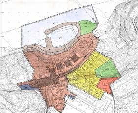 Planbeskrivning Norra Nacka strand 45 (70) Huvuddelen av detaljplanens tillkommande bebyggelse ligger mer än 100 meter från strandlinjen.