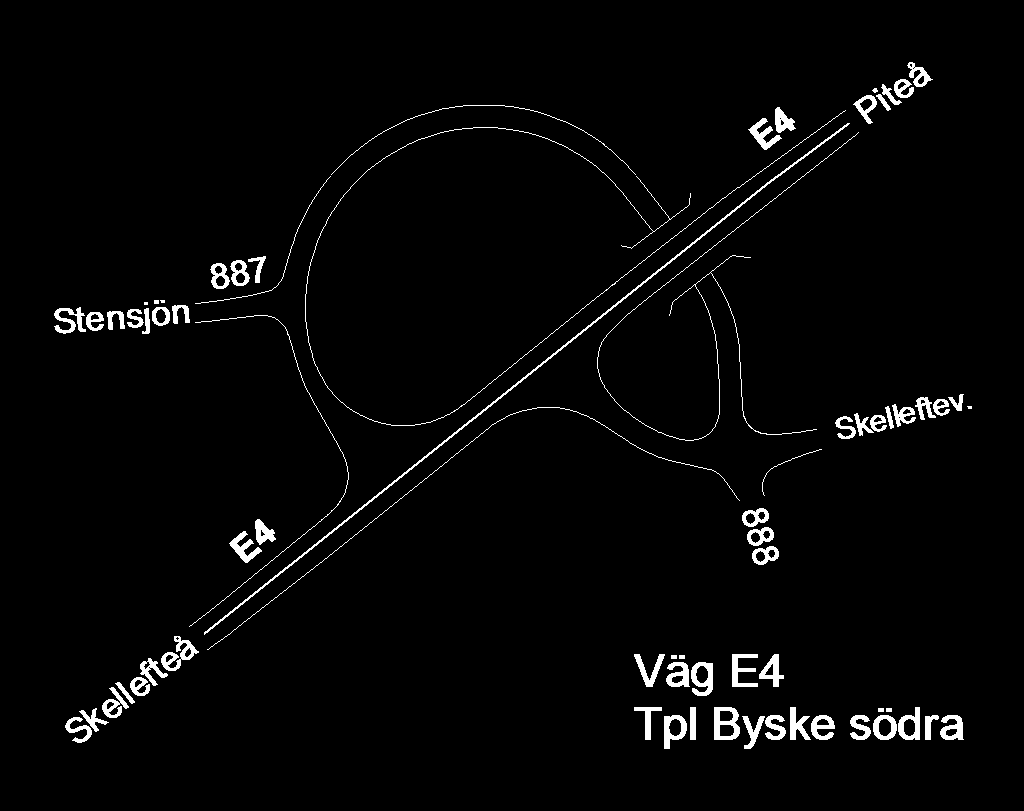 PLANSKILDA TRAFIKPLATSER BILAGA 4 forts 115 Väg E4 Tpl Byske Södra