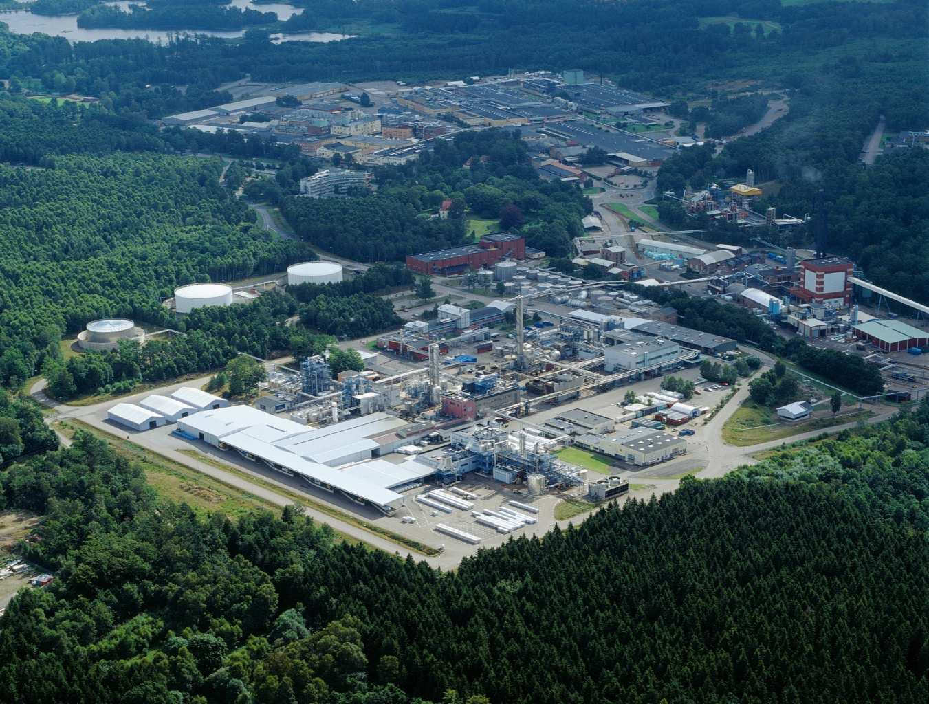 Perstorp Industripark Verksamhet sedan 1881 Ca 20 fabriker (produktion) Perstorp Specialty Chemicals AB Formox AB Celanese Emulsions