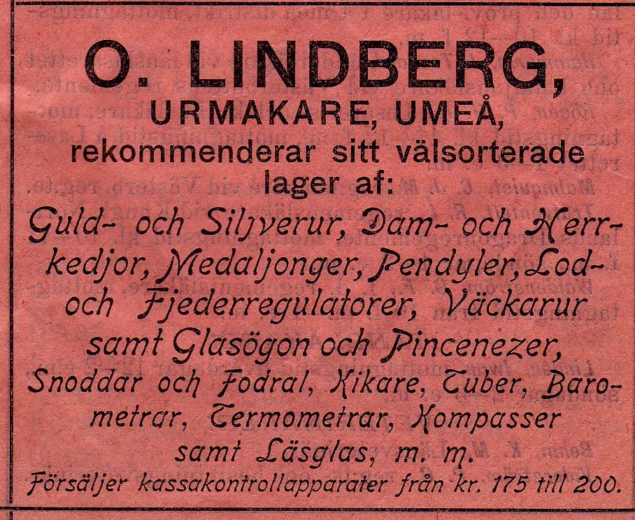 Olga Margreta Lindström Innehavare av Johan Hanssons Eftr.