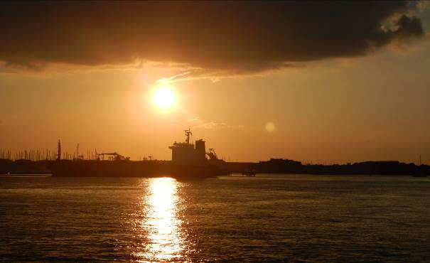 HMS Warrior sedd från den