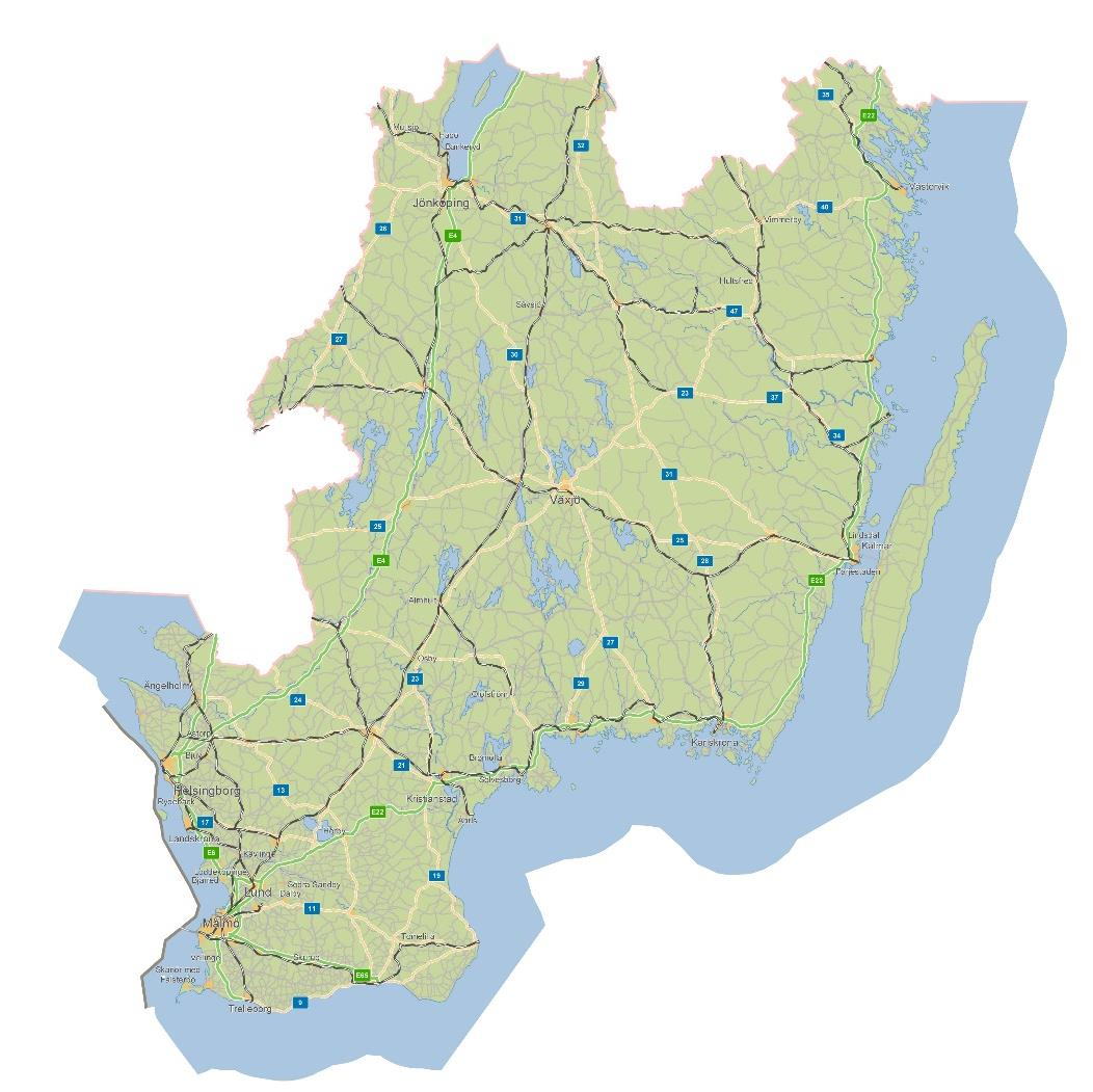 Åtgärder i region Syd Tranås Gripenberg, Rälsbyte 2017 Tranås Flisby, Rälsbyte 2018 Jönköping Nässjö, Rälsbyte 2015-2016 Jönköping, Åtgärder plattformstak 2016 Helsingborg C Rulltrappor 2017