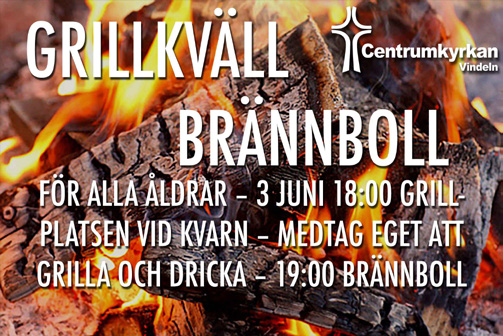 Juni 2016 V Dat Dag Tid Samling 22 3 Fre 19:00 Grillkväll för alla åldrar. Brännboll. 5 Sön 10:00 Gudstjänst + Tioårsjubileum. Fika.