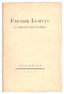 Uppsala, Akademiska boktryckeriet, 1917. Häftad. 8, 34, 76 sidor. Gott skick, ouppsprättad. 160 kr Studie över personnamn på mynten. 7. Holmberg, Berta.