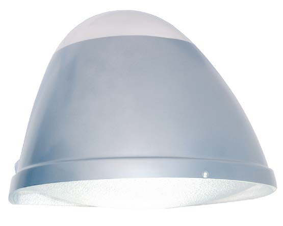 UTOMUS VG 4 / VG 5 UTOMUS ARTE / ARTE LED Väggarmatur i två olika storlekar. Överkupa av polykarbonat, lackerad silvergrå. VG 4 med frostad överdel för uppljus.