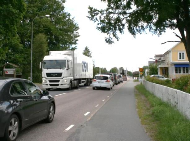 osäker trafikmiljö.