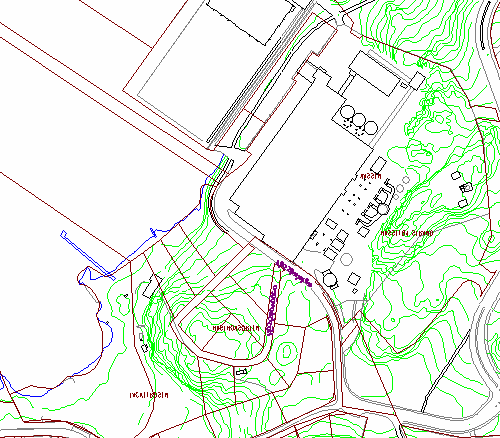 Området mellan verket och Hässelby strandväg är i detaljplan utlagt för småhusbebyggelse och en väg.