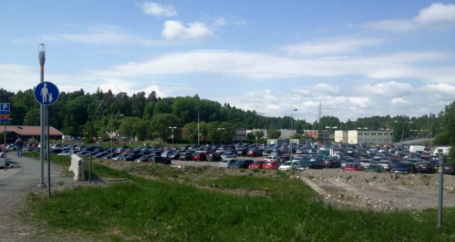 Sida 11 (38) Befintlig bebyggelse Den östra delen av området hade varit bebyggd med studentbostäder av mycket tillfällig karaktär.