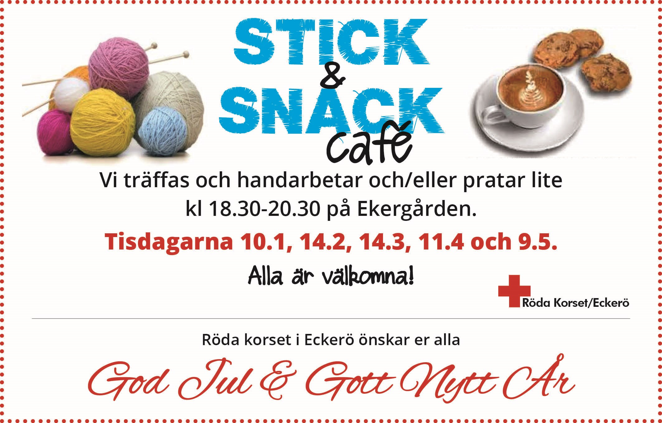 Aktiviteter på Solgården Vecka 2 9/1 måndag: Boule kl. 13.00 10/1 tisdag: Sång/högläsning kl. 10.30 Sittgymnastik på Ekergården kl. 13.00 11/1 onsdag: Väntjänsthundarna besöker Solgården kl. 10.30 Sittgymnastik på Solgården kl.