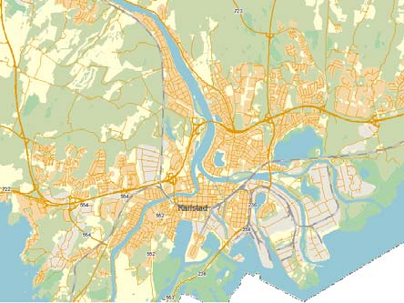 Infälld kartbild: översiktskarta med aktuellt område inom markerad