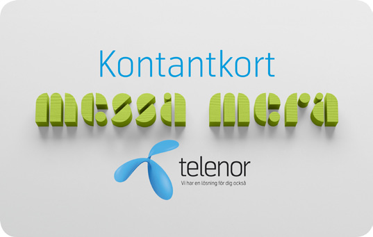 Telenor Kontant Snacka Mera Ring för /min inom Telenor och 9 öre/min till övriga nät. Kontantkortet för dig som alltid vill ringa till låga priser, oavsett vem du ringer och när.