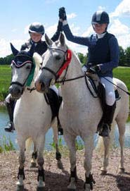 10 m, Erika Lorensson - Alabárdos Rabló, 5:e plac Vimmerbyortens RF - Regional hopptävling för häst, 13 juni 1.