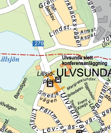Sida 23 (44) Smedjevägen Lillsjönäsvägen (100 Meter) På västra sidan uppförs dubbelriktad gång- och cykelbana 5 meter (2 meter gång och 3 meter cykel) samt 1 meter