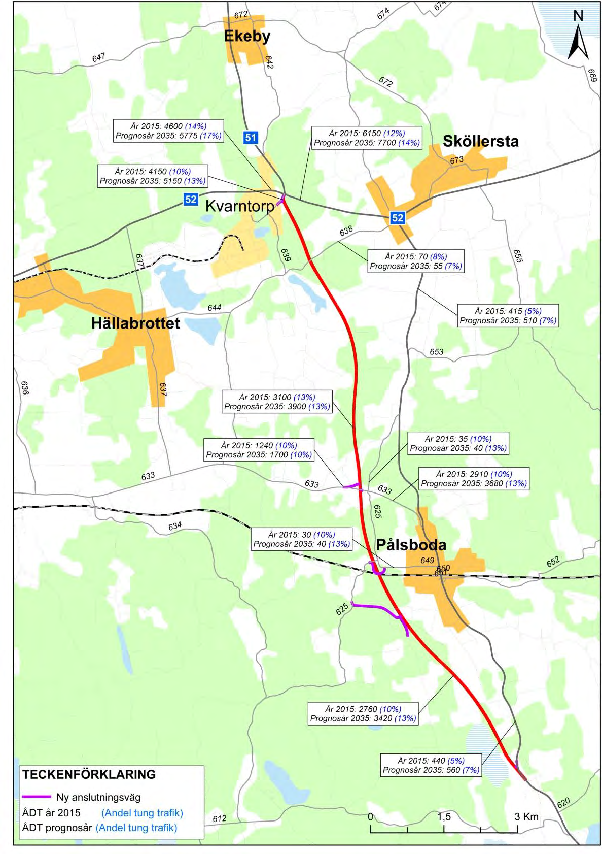 Arbetsplan Väg 51, Delen Svennevad-Kvarntorpskorset Projektnr: 8640192