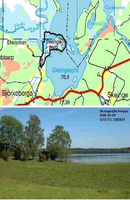 Skeingesjön SE0420299, RN koord: 6252721 1382833 Inventeringsdatum: 9/6, 5/7