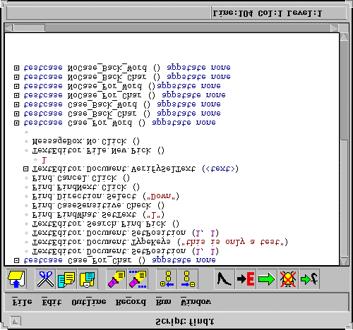 1.3 Scriptskapande Scriptspråket är objektorienterat och väldigt lätt att sätta sig in i och använda.