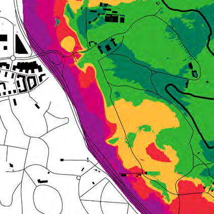 HAGAPARKEN Hagaparken är delvis kraftigt utsatt från buller från E4/Uppsalavägen.