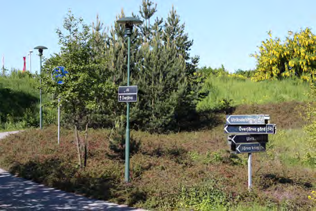 SOLNA RIDSKOLA Solna ridskola och dess omgivningar är idag kraftigt bullerutsatta. En bullerskärm mot E4/Uppsalavägen skulle kunna minska bullerstörningen.