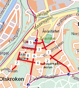 Bagaregården I området Bagaregården genomfördes inventering på följande gator: 1 Stockholmsgatan 2