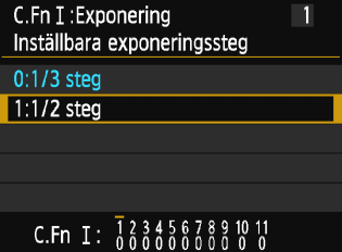 Upprepa steg 2 och 3 om du vill ställa in andra funktioner för egen programmering.