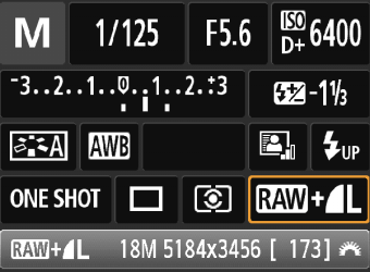 Q Snabbkontroll över fotograferingsfunktioner Exempel på snabbkontrollskärm Bländare (s. 106) Fotograferingsmetod* (s. 26) Exponeringskompensation/ AEB-inställning (s.