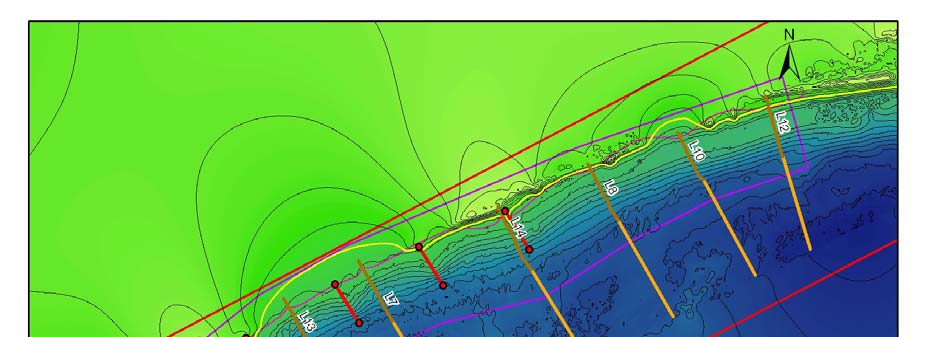 SGI Laserbatymetri Ystad Sandskogen Resultat från