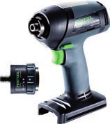 Festool skruvdragare T +3 Li Övertygande ergonomi: Kort, lätt och med optimal tyngdpunkt. Borstlös EC-TEC-motor med integrerad motorhantering för lång livslängd och maximal effekt.