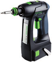 Festool skruvdragare C Li Övertygande ergonomi: Kort, lätt och med optimal tyngdpunkt. Borstlös EC-TEC-motor med integrerad motorhantering för lång livslängd och maximal effekt.