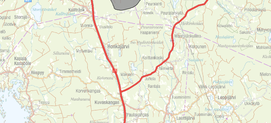 20 FCG SUUNNITTELU JA TEKNIIKKA OY Planbeskrivning, Kristinestad 24 (97) Kristinestad 17.2.2016 Delgeneralplan för Mikonkeidas vindkraftspark Uttermossantie 17017 kvl 143 kvl ras 10 Porintie vt 8 kvl