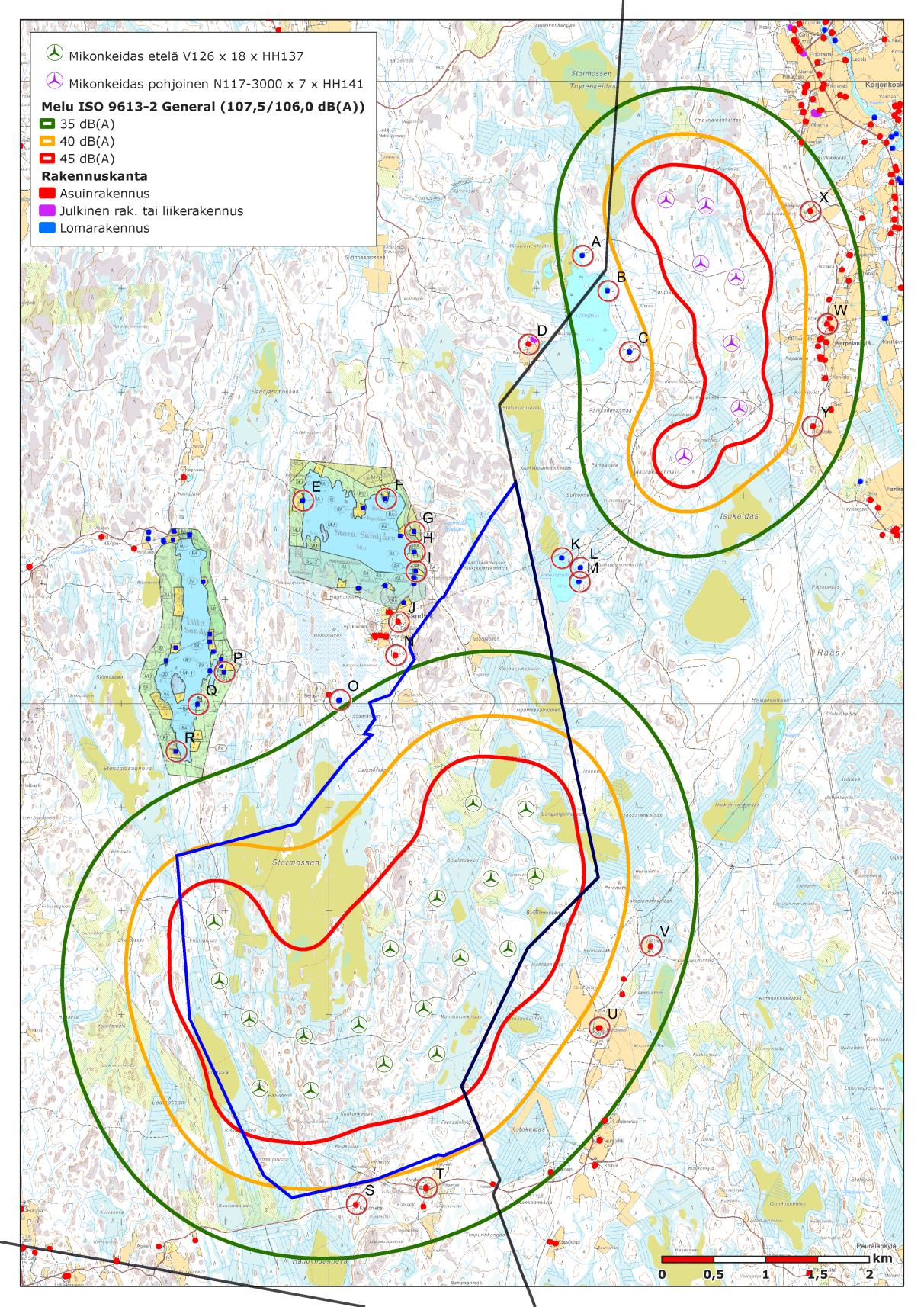 57, TEKN 16.3.2016 17:00 / Pykälän liite: Kaavaselostus_Planbeskrivning KRS_SWE[1] 17.2.20 FCG SUUNNITTELU JA TEKNIIKKA OY Planbeskrivning, Kristinestad 63 (97) Kristinestad 17.2.2016 Delgeneralplan för Mikonkeidas vindkraftspark 6.