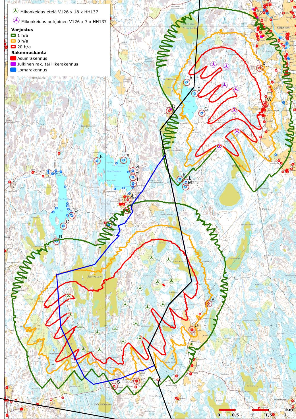 57, TEKN 16.3.2016 17:00 / Pykälän liite: Kaavaselostus_Planbeskrivning KRS_SWE[1] 17.2.20 FCG SUUNNITTELU JA TEKNIIKKA OY Planbeskrivning, Kristinestad 66 (97) Kristinestad 17.2.2016 Delgeneralplan för Mikonkeidas vindkraftspark 6.