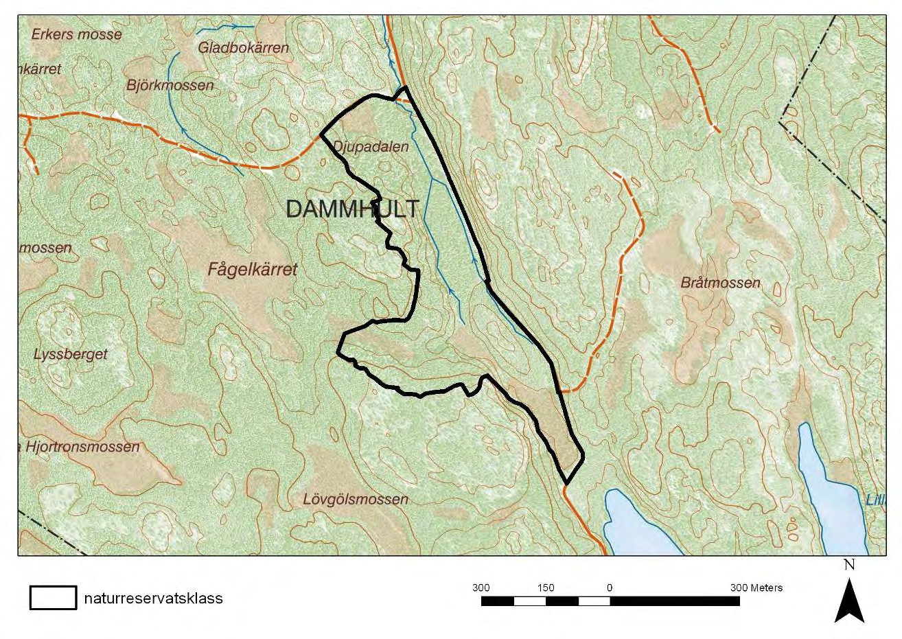 Bedömning Området har höga naturvärden knutna till gransumpskogar och granrika gamla barrblandskogar.