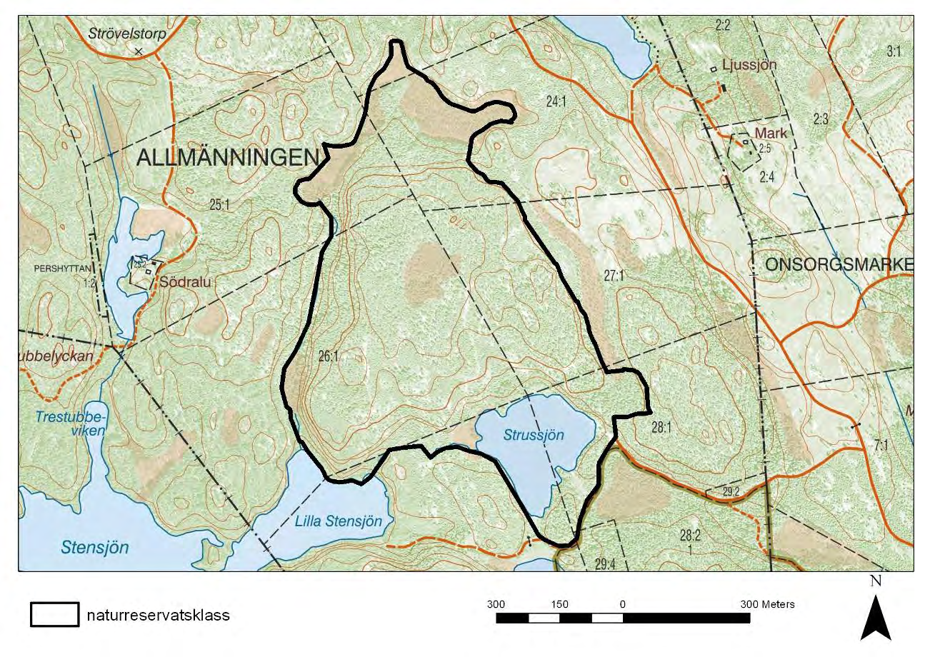 För att Strussjöskogen ska bibehålla och utveckla naturvärdena krävs att området undantas från skogsbruk och sköts med riktade