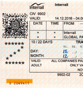 Så här använder du ett Interrail Flexi Pass Ditt Flexi pass ger dig rätt till ett visst antal resdagar inom en angiven tidsperiod.