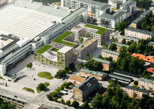 FÖRUTSÄTTNINGAR FÖR FRAMTIDA TRAFIK Telefonfabriken 1 m.m (Tellusgatan/Mobilgatan) Området tillhör det äldre industriområdet i den så kallade LM-staden.