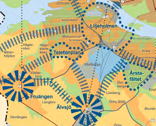 BAKGRUND 1. BAKGRUND 6 Fram till och med år 2030 ska plats beredas för omkring 200 000 invånare i Stockholm samtidigt som stadens kvaliteter ska utvecklas.