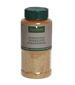 Uppgiftslämnare: Kockens AB Varumärke: KOCKENS Artikelbenämning: Storlek: 600g Produktinformation Ingrediensförteckning: Salt, paprika, ingefära, kryddor (cayennepeppar, kyndel, rosmarin, timjan,