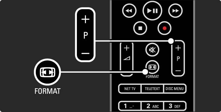 2.8.4 Bläddra i Net TV Bläddra på internetsidor Använd P - och + för att bläddra uppåt och nedåt på sidorna.