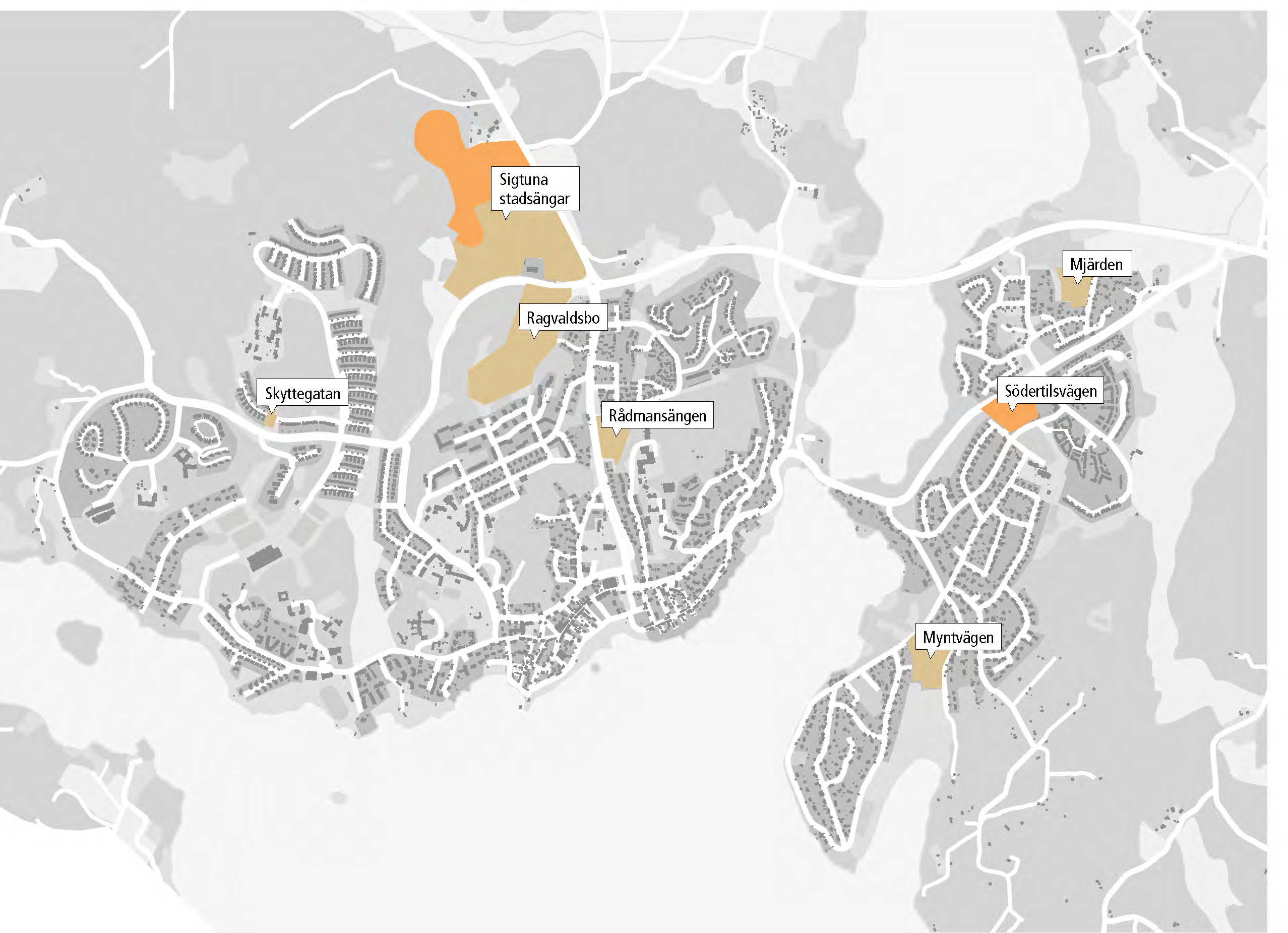 Pågående planarbete Antagen detaljplan