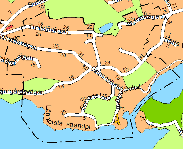 5 (5) Översikt Sydöstra Lännersta 2 (Område W) Beslut Datum Styrelse/ nämnd Kommentar Start-PM stadsbyggnadsprojekt 2005-01-10, 11 KS Detaljplan, samråd 2011-04-19 Planchef Delegationsbeslut Samr.