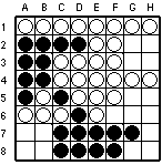 Nils ser att det kommer att vara svårspelat för svart efter att han följt upp med F2. En annan variant hade varit en stonerblockad med 36.G2. 37.G1 38.F2 39.A5 40.A6 41.B2 42.A1 43.A2 44.